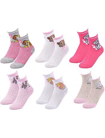 Pack de 6 calcetines niña DISNEY CLASSIC
