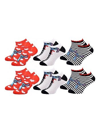 Pack de 6 calcetines niña DISNEY LILO ET STITCH