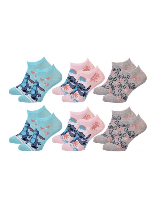 Pack de 6 calcetines niña DISNEY LILO ET STITCH - Kiabi