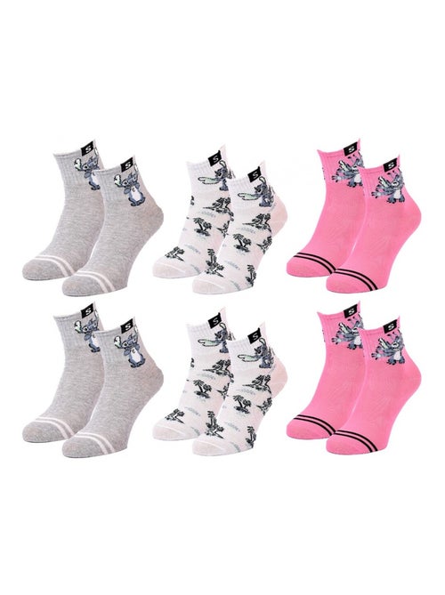 Pack de 6 calcetines niña DISNEY LILO ET STITCH - Kiabi