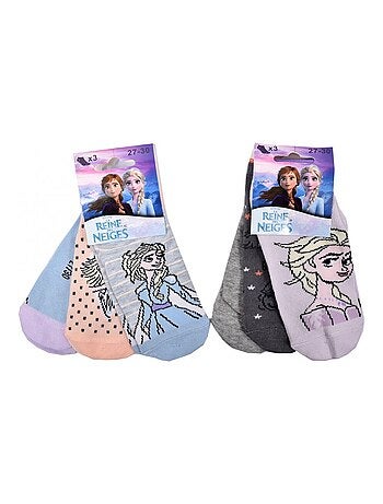 Pack de 6 calcetines niña LA REINE DES NEIGES