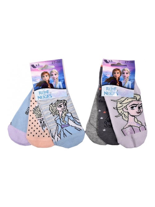 Pack de 6 calcetines niña LA REINE DES NEIGES - Kiabi