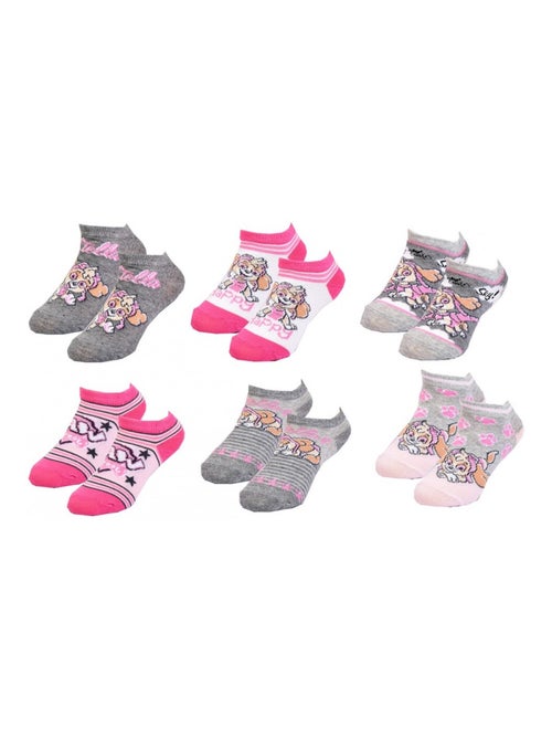 Pack de 6 calcetines niña PAT PATROUILLE - Kiabi