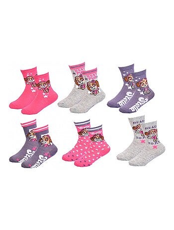 Pack de 6 calcetines niña PAT PATROUILLE
