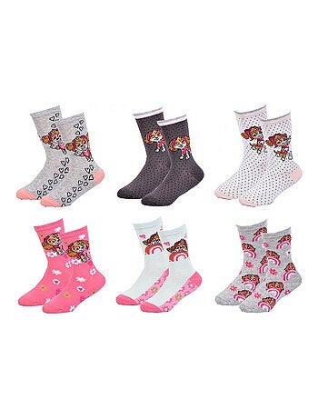 Pack de 6 calcetines niña PAT PATROUILLE