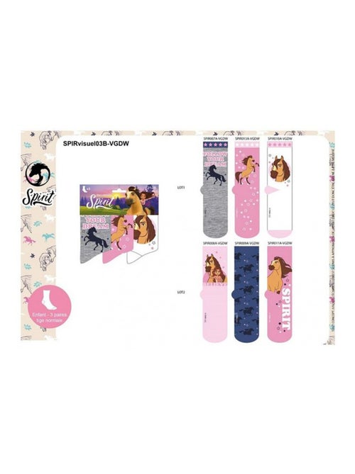 Pack de 6 calcetines niña SPIRIT - Kiabi Pack de 6 calcetines niña SPIRIT - Kiabi