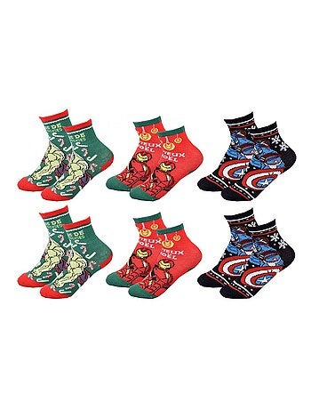 Pack de 6 calcetines niño AVENGERS