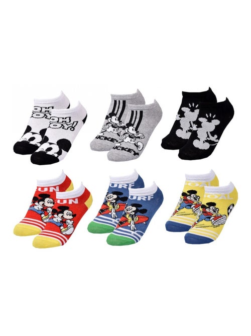 Pack de 6 calcetines niño DISNEY MICKEY MOUSE - Kiabi Pack de 6 calcetines niño DISNEY MICKEY MOUSE - Kiabi