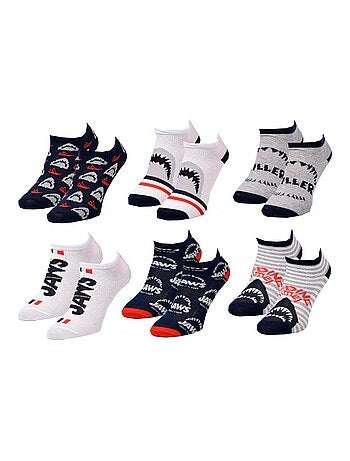 Pack de 6 calcetines niño JAWS