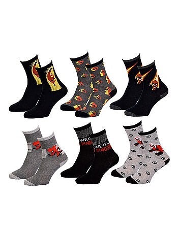 Pack de 6 calcetines niño LES INDESTRUCTIBLES