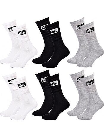 Pack de 6 calcetines QUIKSILVER acolchados crew