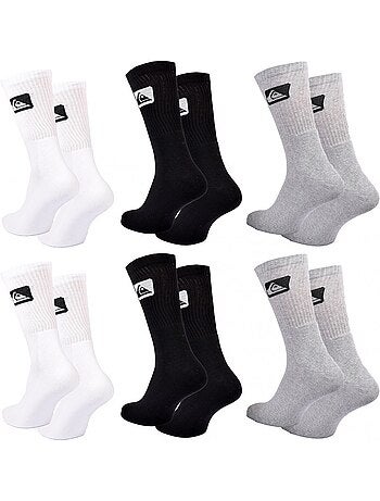Pack de 6 calcetines QUIKSILVER acolchados crew