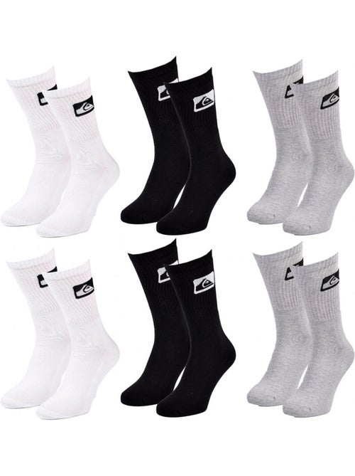 Pack de 6 calcetines QUIKSILVER acolchados crew - Kiabi