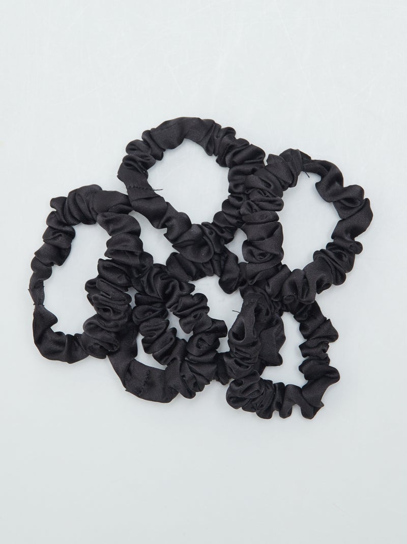 Pack de 6 coleteros NEGRO - Kiabi