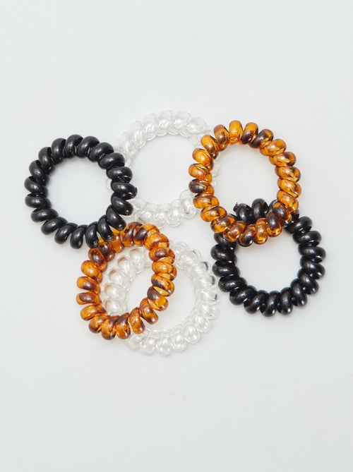 Pack de 6 gomas de pelo tipo tortis - Kiabi