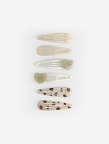 Pack de 6 horquillas clic clac