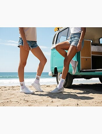 Pack de 6 pares calcetines cortos quarter ROXY