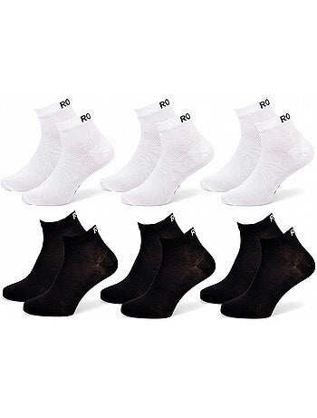 Pack de 6 pares calcetines cortos quarter ROXY