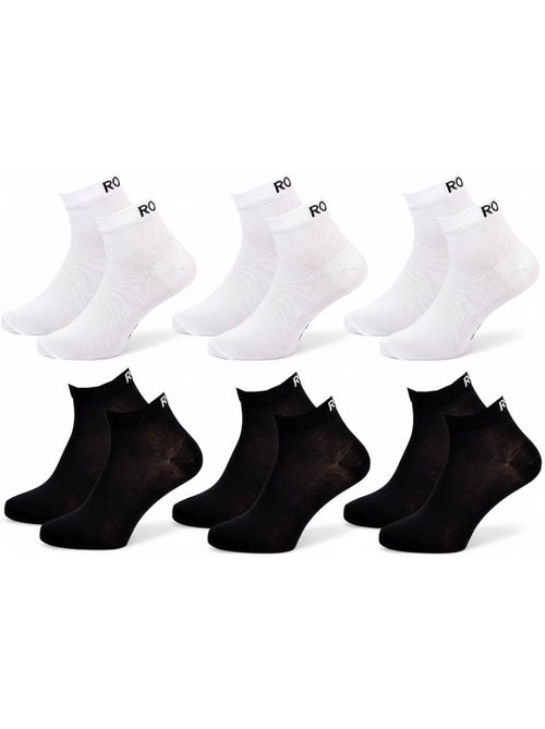 Pack de 6 pares calcetines cortos quarter ROXY - Kiabi