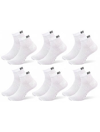 Pack de 6 pares calcetines cortos quarter ROXY