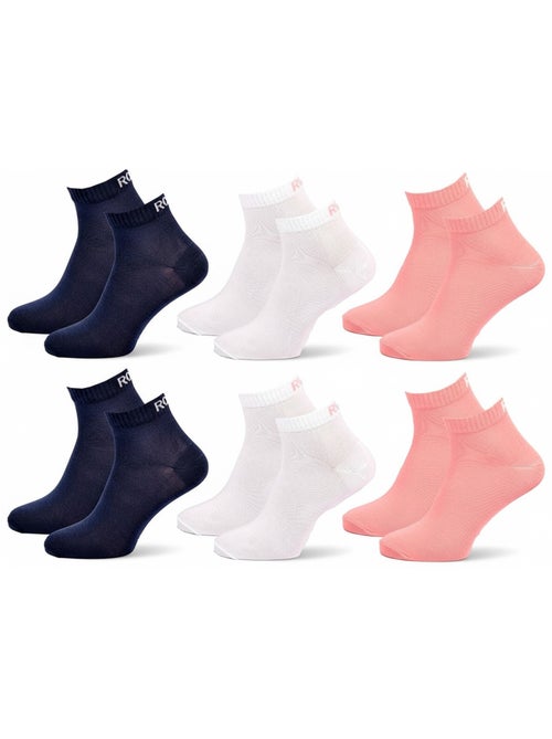 Pack de 6 pares calcetines cortos quarter ROXY - Kiabi