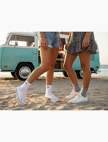 Pack de 6 pares calcetines cortos quarter ROXY