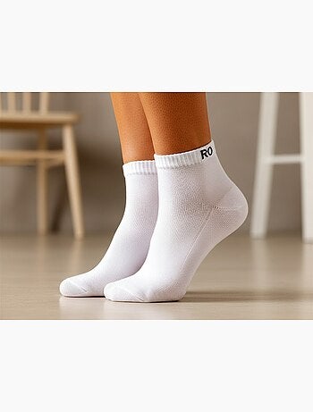 Pack de 6 pares calcetines cortos quarter ROXY