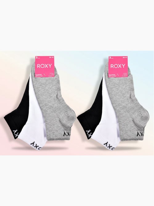 Pack de 6 pares calcetines cortos quarter ROXY - Kiabi