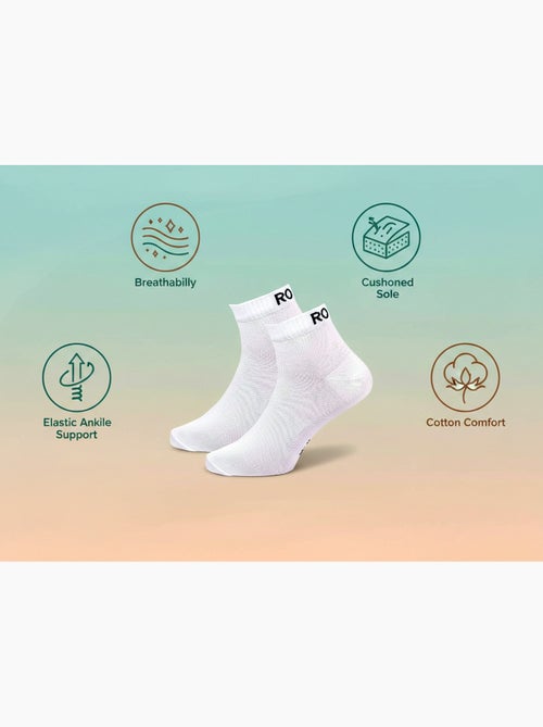 Pack de 6 pares calcetines cortos quarter ROXY - Kiabi
