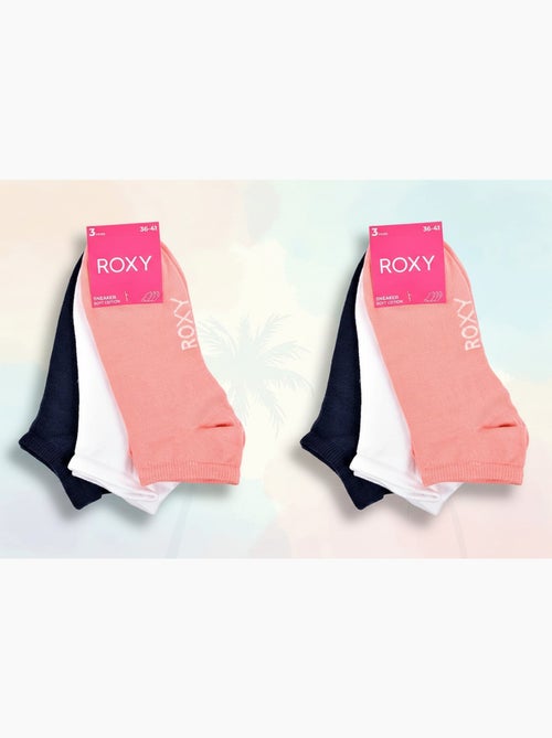 Pack de 6 pares calcetines cortos sneaker ROXY - Kiabi