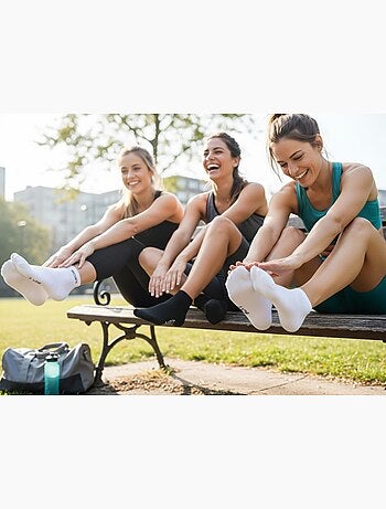 Pack de 6 pares calcetines cortos sneaker ROXY