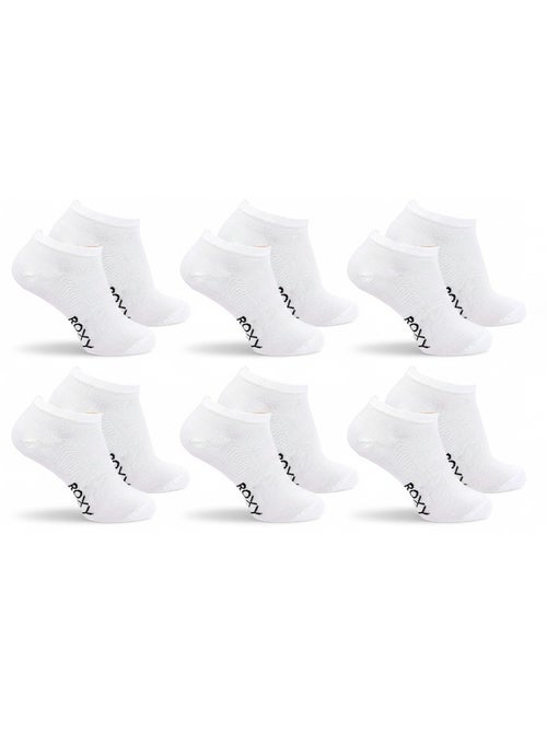 Pack de 6 pares calcetines cortos sneaker ROXY - Kiabi