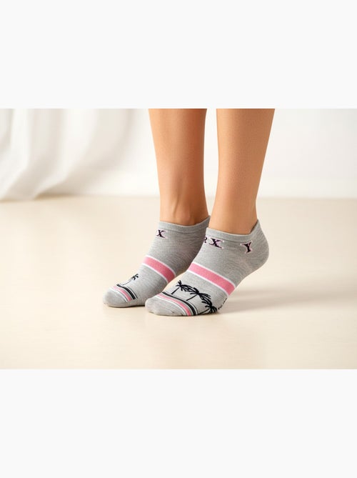 Pack de 6 pares calcetines cortos sneaker ROXY - Kiabi