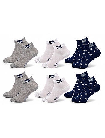 Pack de 6 Pares Calcetines Niño Quarter QUIKSILVER Deporte
