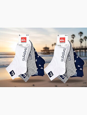 Pack de 6 Pares Calcetines Niño Quarter QUIKSILVER Deporte