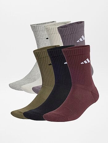Pack de 6 pares de calcetines 'adidas'
