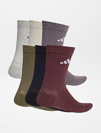 Pack de 6 pares de calcetines 'adidas'