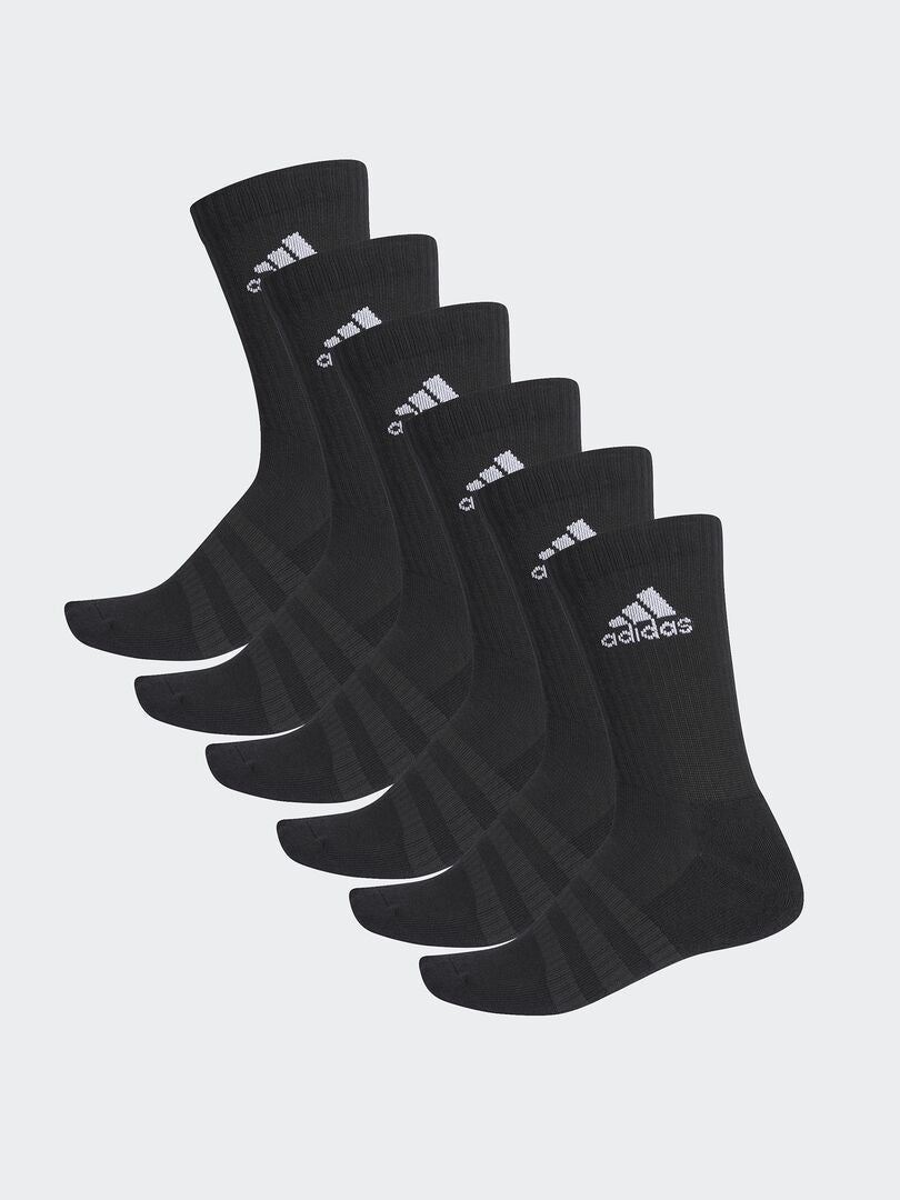 Pack de 6 pares de calcetines 'Adidas' NEGRO - Kiabi