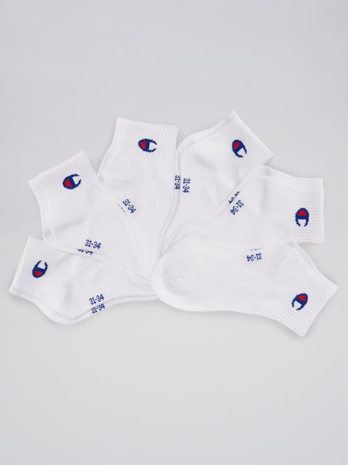Pack de 6 pares de calcetines cortos 'Champion' - Kiabi