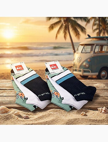 Pack de 6 pares de calcetines hombre Sneaker Sport QUIKSILVER