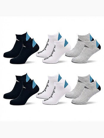 Pack de 6 pares de calcetines hombre Sneaker Sport QUIKSILVER