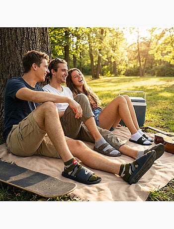 Pack de 6 pares de calcetines hombre Sneaker Sport QUIKSILVER