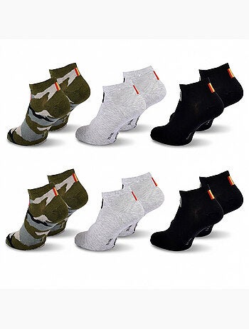 Pack de 6 pares de calcetines hombre Sneaker Sport QUIKSILVER