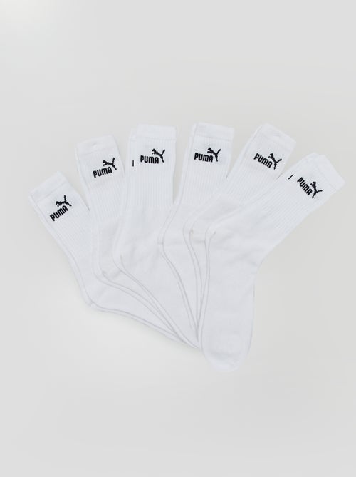 Pack de 6 pares de calcetines 'Puma' - Kiabi