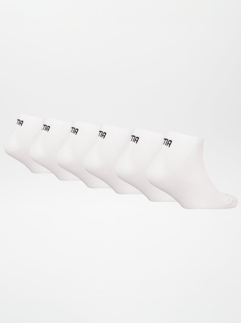 Pack de 6 pares de calcetines 'Puma' BLANCO - Kiabi