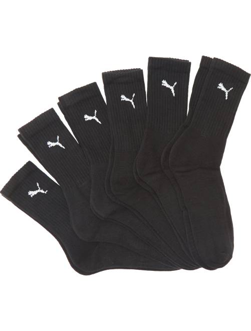 Pack de 6 pares de calcetines 'Puma'                                                     negro 
