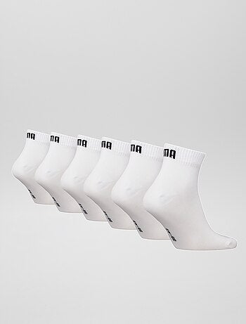 Pack de 3 pares de calcetines de deporte 'Puma' - BLANCO - Kiabi - 9.00€