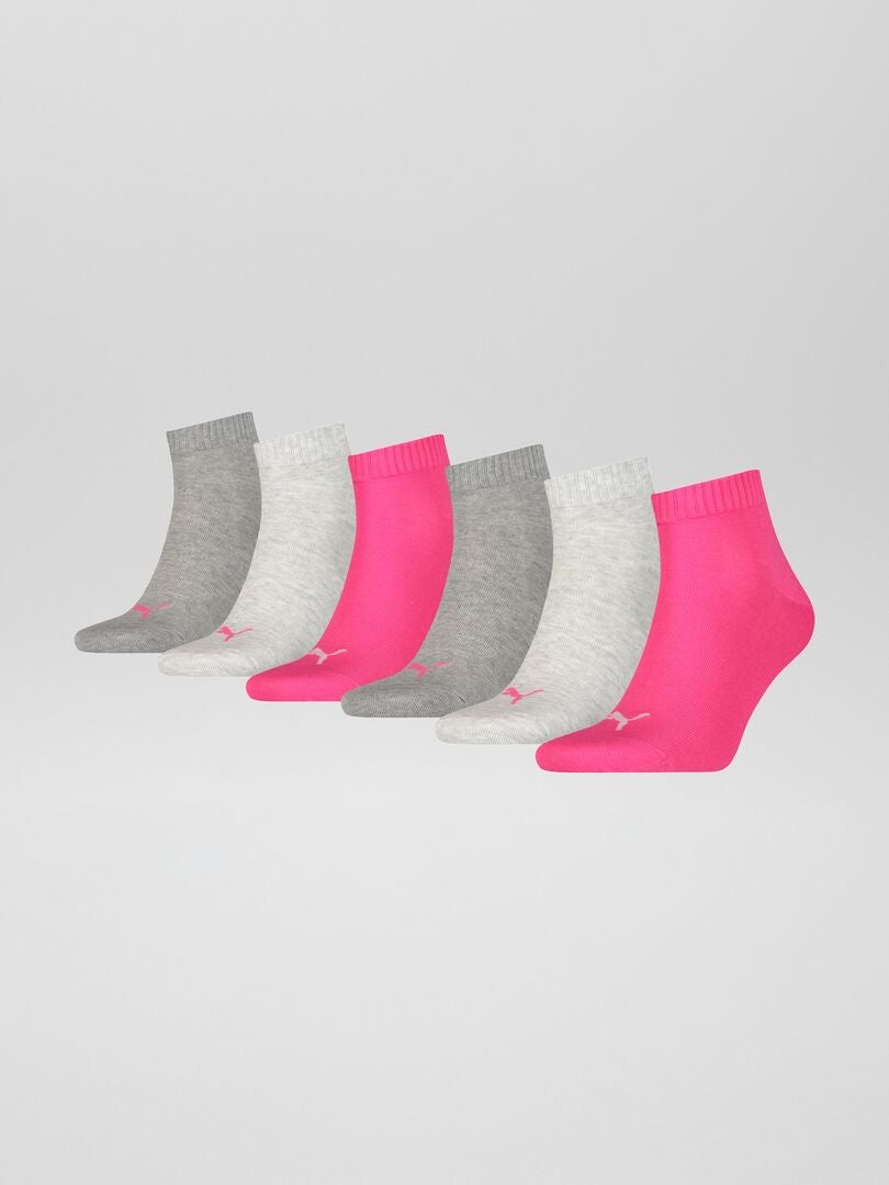 Pack de 6 pares de calcetines unisex 'Puma' GRIS - Kiabi