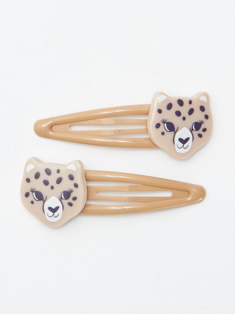 Pack de 6 pinzas clip Kaki - Kiabi