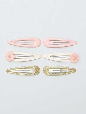 Pack de 6 pinzas clip